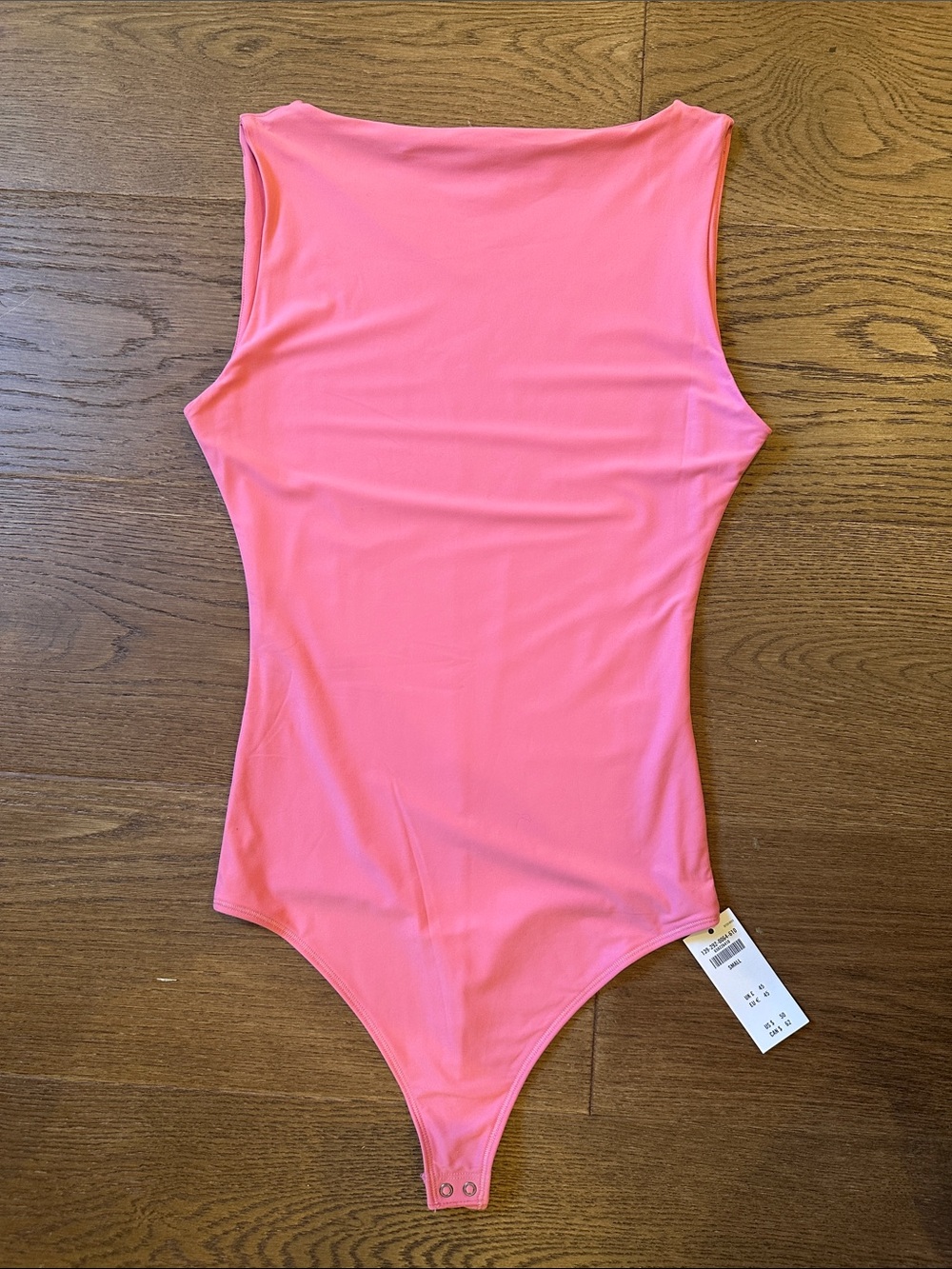 Abercrombie & Fitch Hot Coral Pink Sleeveless Bodysuit